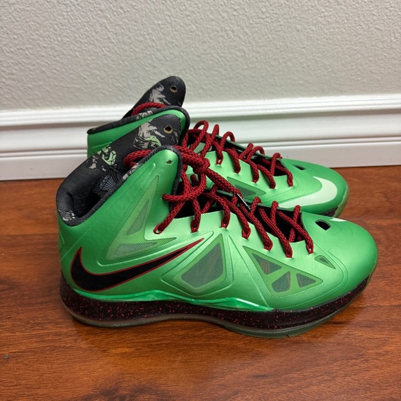 Nike LeBron X Cutting Jade Size 11.5 - Picture 3 of 10